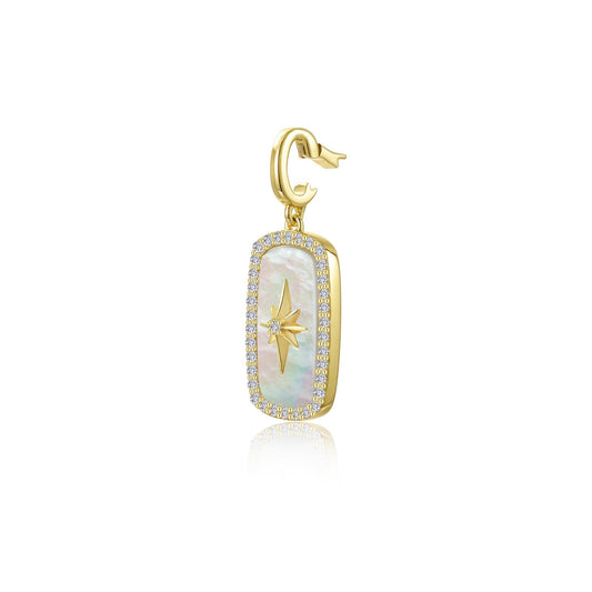 North Star Mother-of-Pearl Pendant Charm