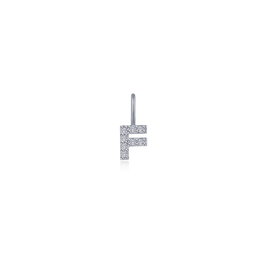Letter F Charm Pendant