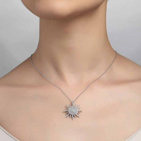 Sunburst Pendant Necklace
