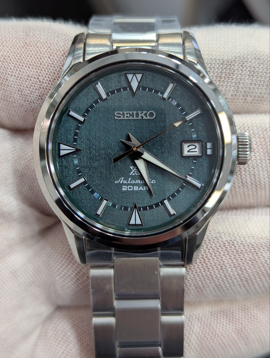 Seiko Prospex Alpinist Special Edition Green Dial 38mm Men's Watch SPB289