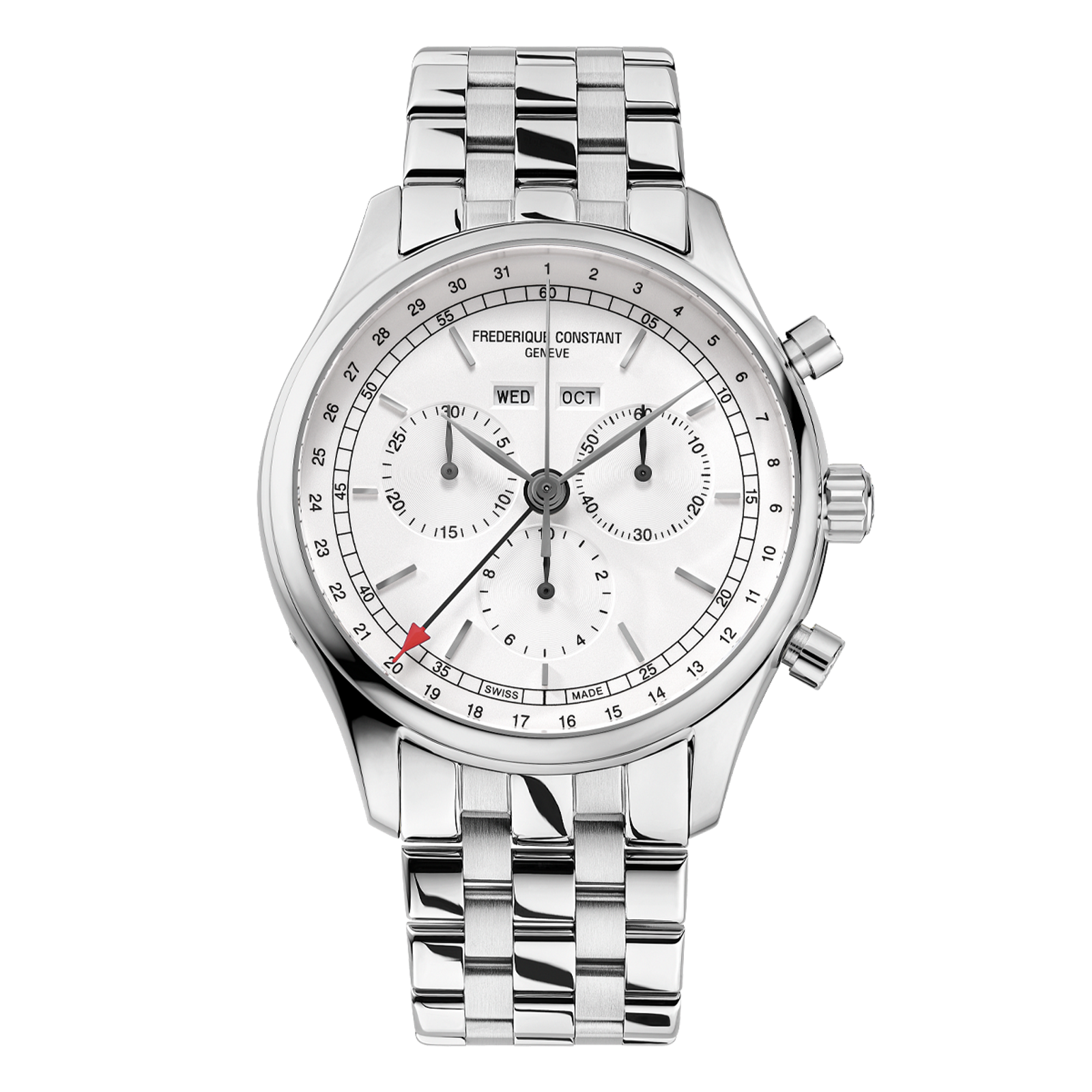 Frederique Constant Quartz Chronograph Triple Calendar FC-296SW5B6B