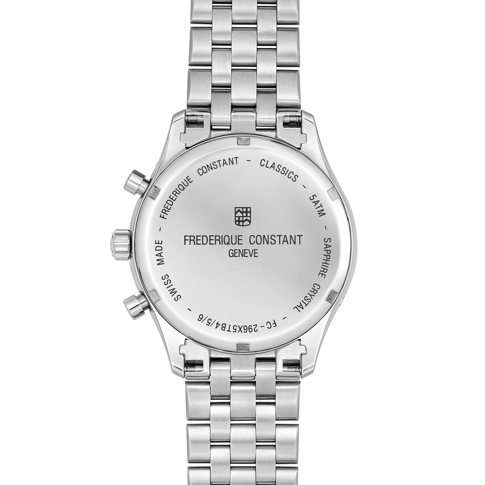 Frederique Constant Quartz Chronograph Triple Calendar FC-296SW5B6B