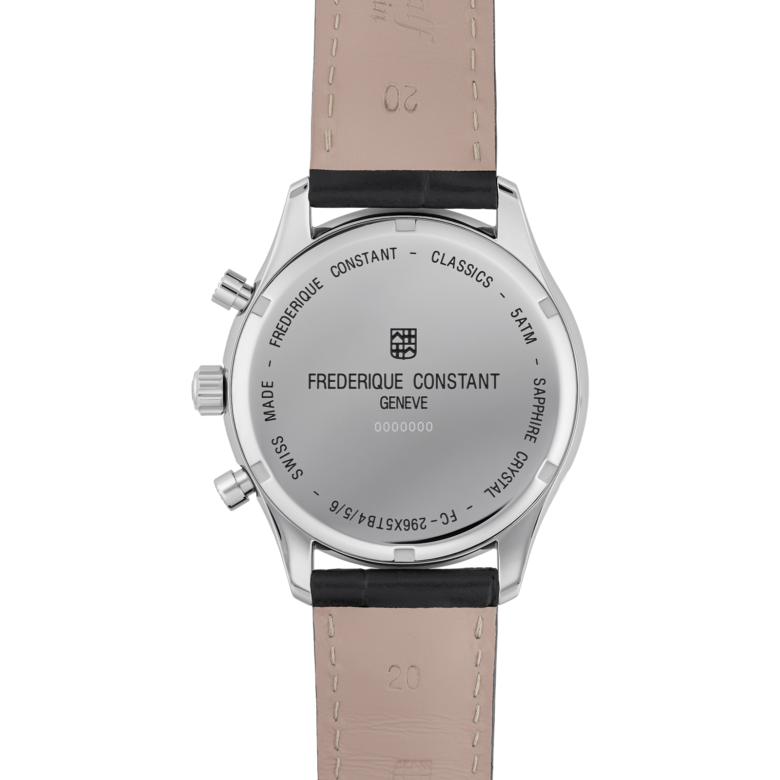 Frederique Constant Quartz Chronograph Triple Calendar FC-296SW5B6