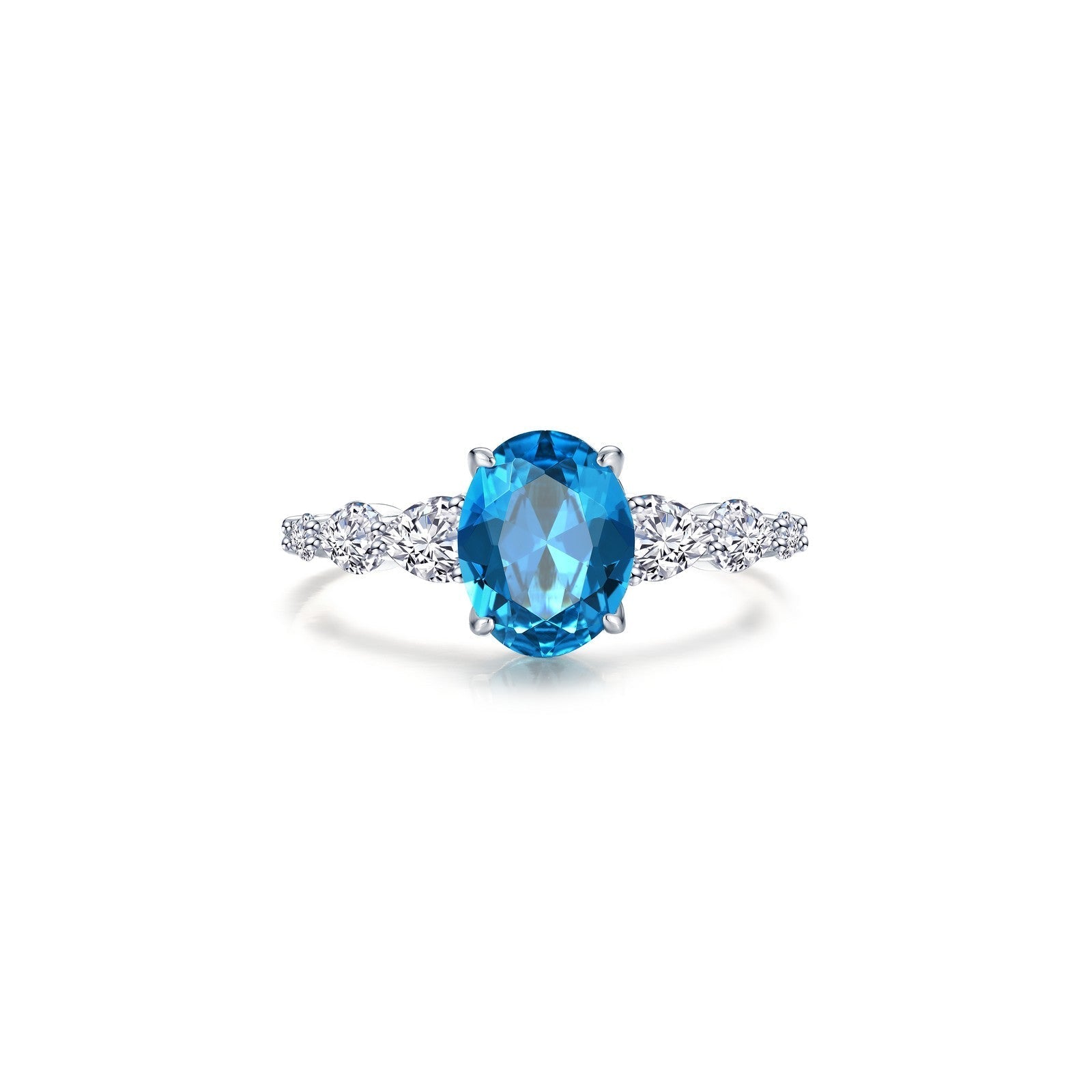 3.66 CTW Oval Solitaire Ring