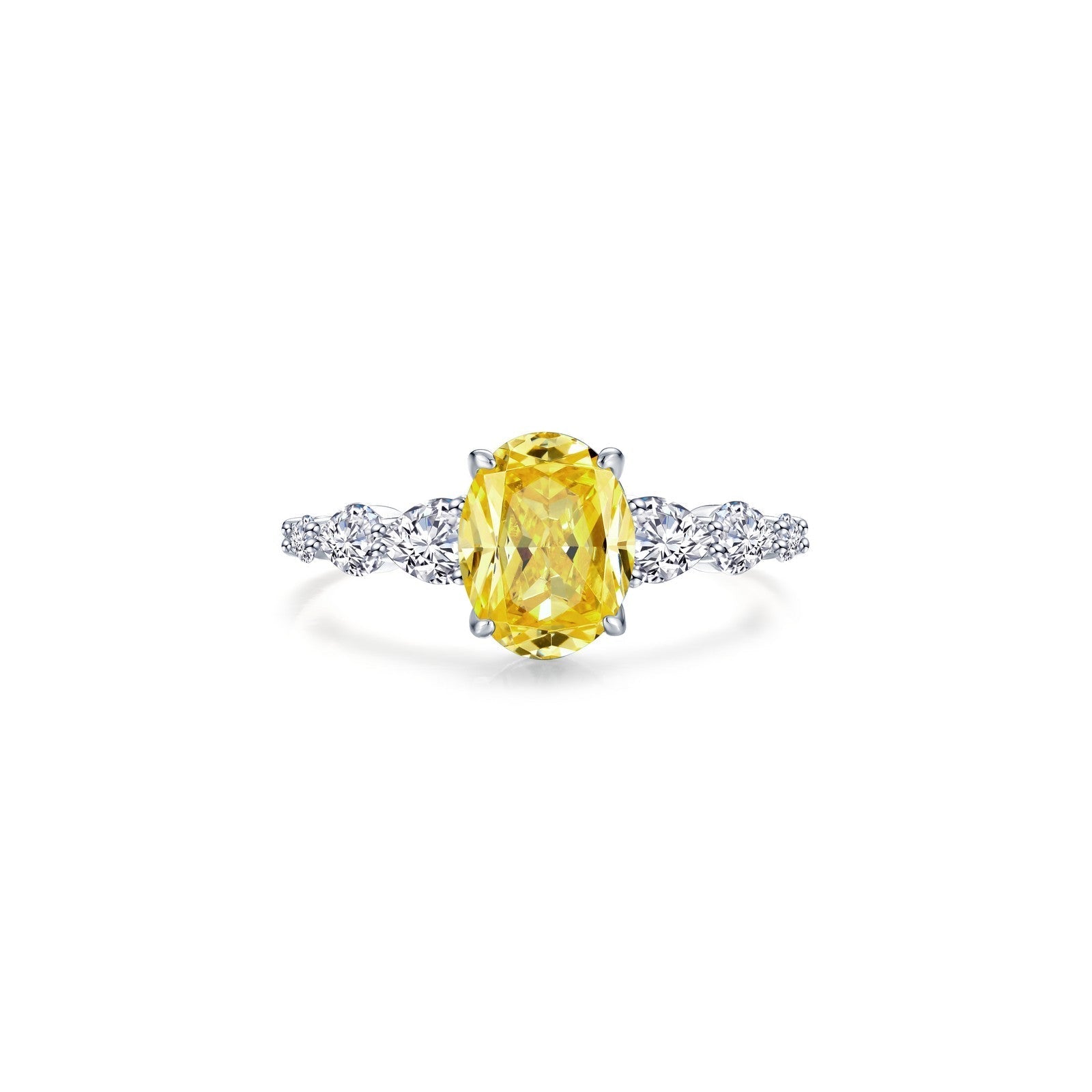 3.66 CTW Oval Solitaire Ring