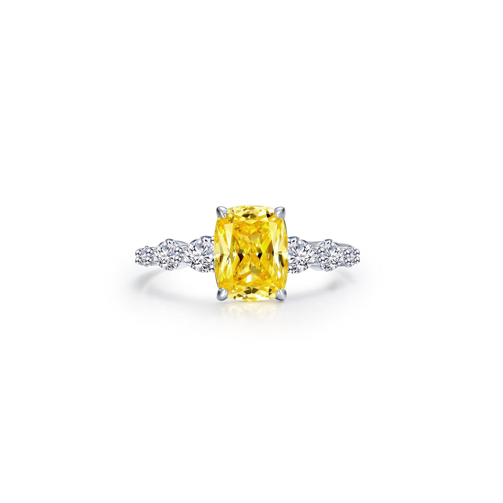 4.81 CTW Cushion-Cut Solitaire Ring