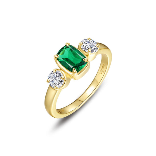 Regal Three-Stone Ring