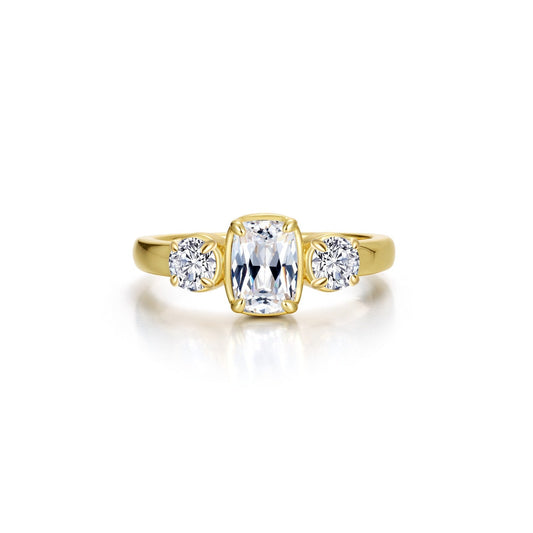 Regal Three-Stone Ring