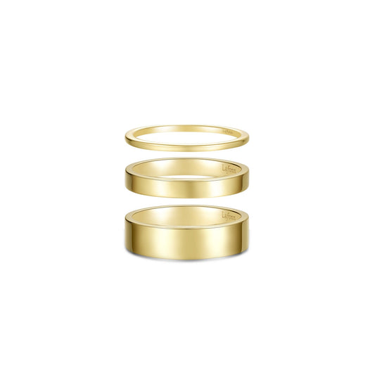 Trio Platinum Band Set