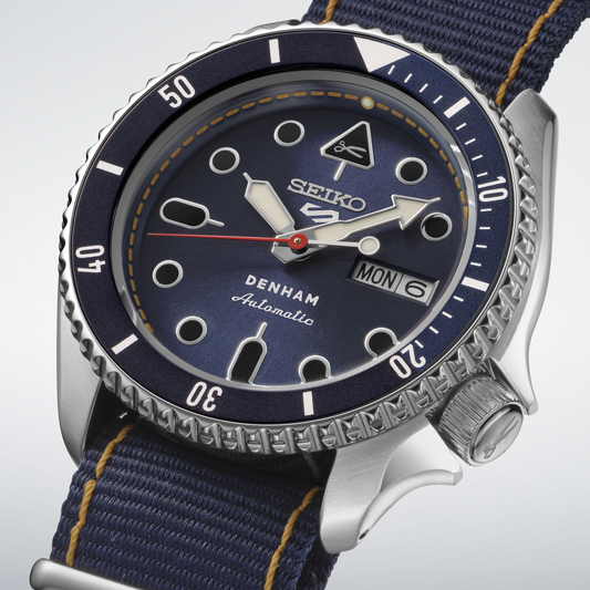 Seiko 5 Sports DENHAM Limited Edition Watch SBSA281