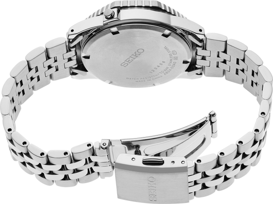 Seiko Essentials Digital Quartz Yellow and Black Bezel 37mm Men's Watch SMGG17