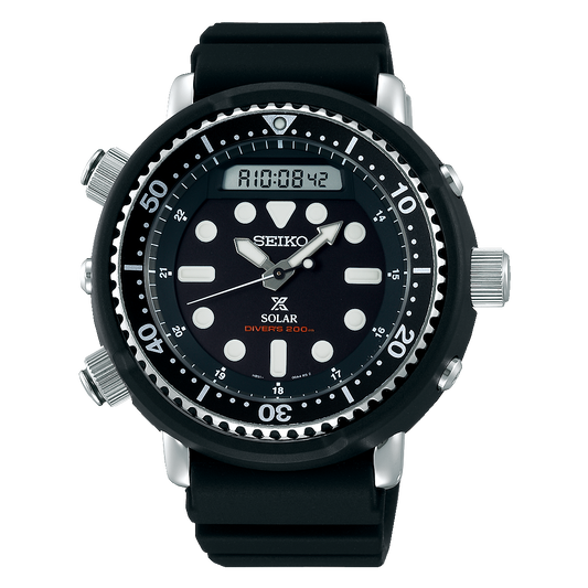 Seiko Prospex Solar Analog-Digital Diver Watch SNJ025