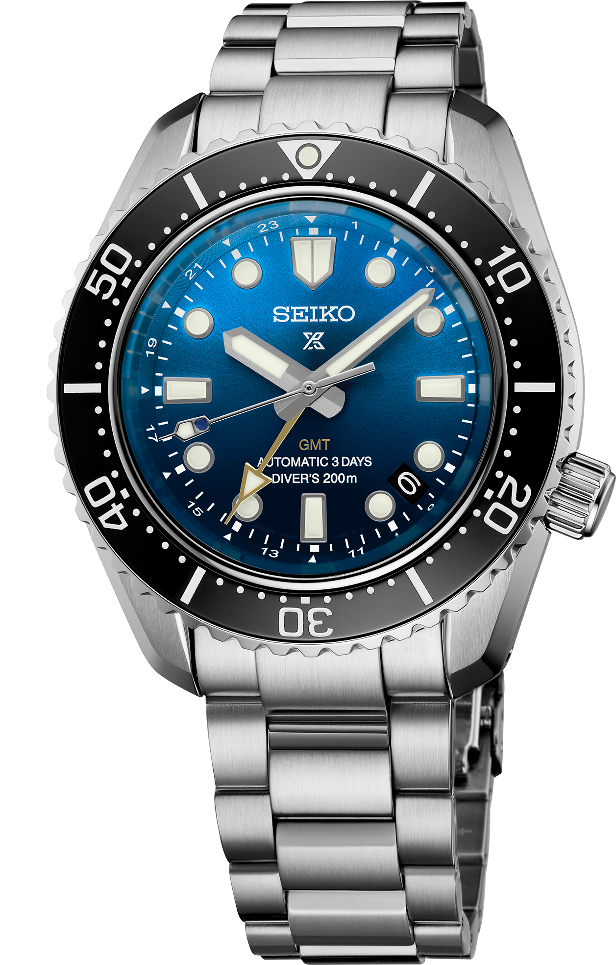 Seiko PROSPEX 1968 HERITAGE DIVER'S GMT U.S. LIMITED EDITION Watch SPB477