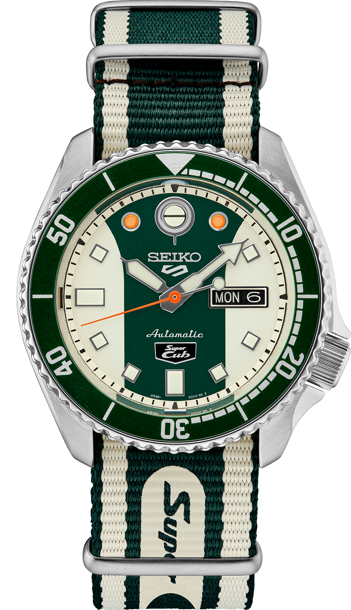 Seiko 5 Sports Honda Supecub Limited Edition Watch SRPJ49
