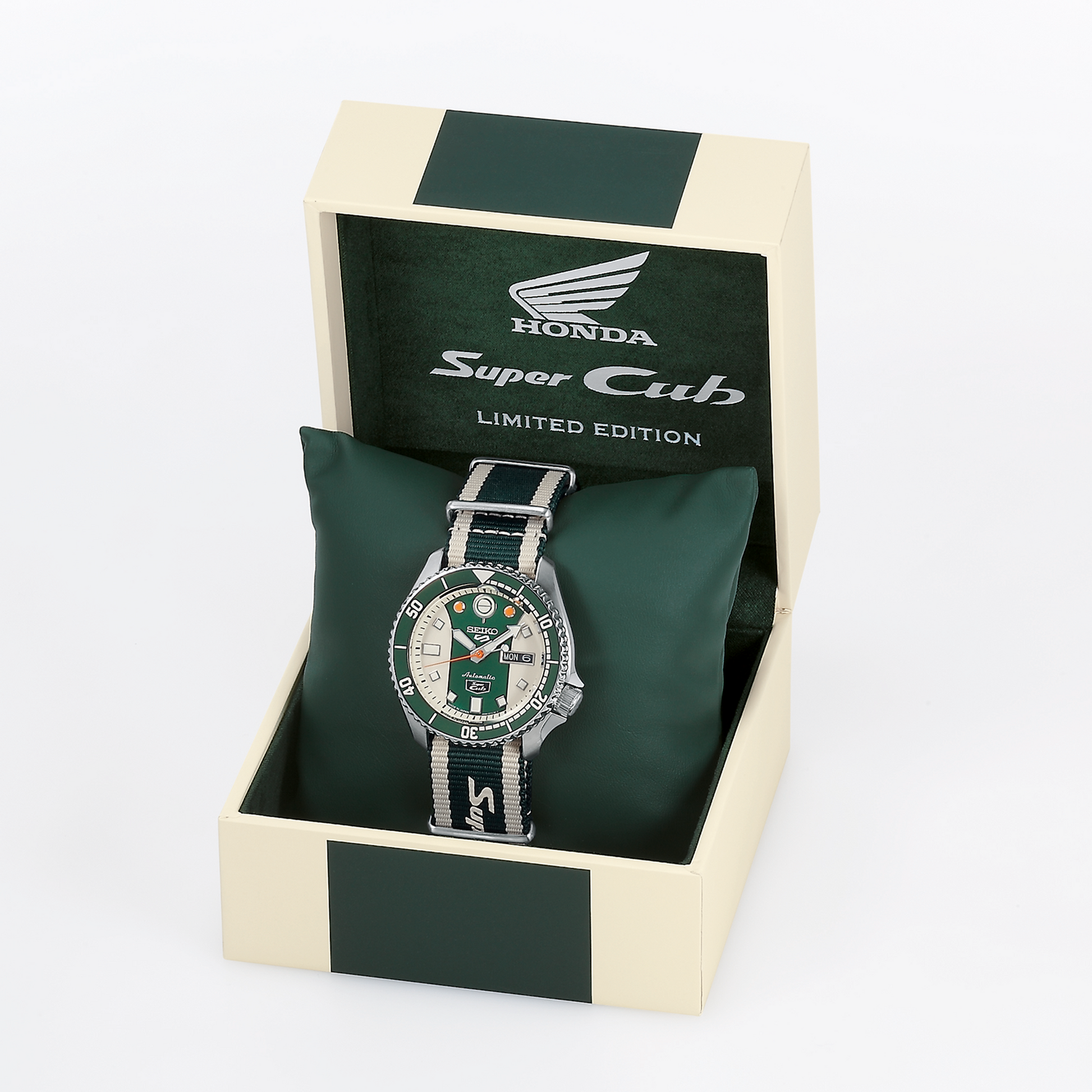 Seiko 5 Sports Honda Supecub Limited Edition Watch SRPJ49