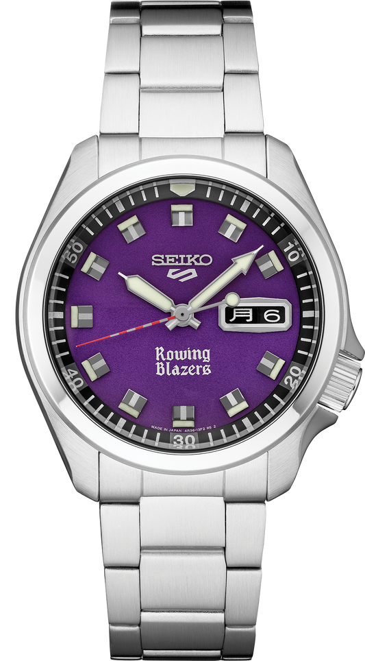 Seiko 5 Sports Rowing Blazers Collaboration Limited Edition Watch SRPJ65
