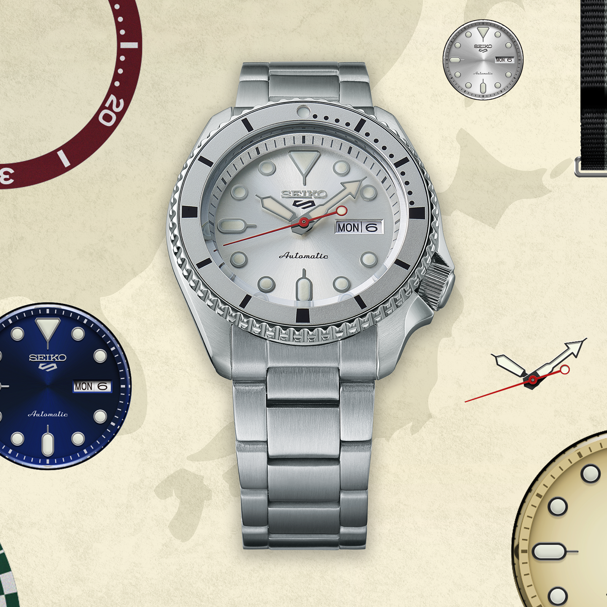Seiko 5 Sports Customize Campaign Limited Edition Watch SRPK03