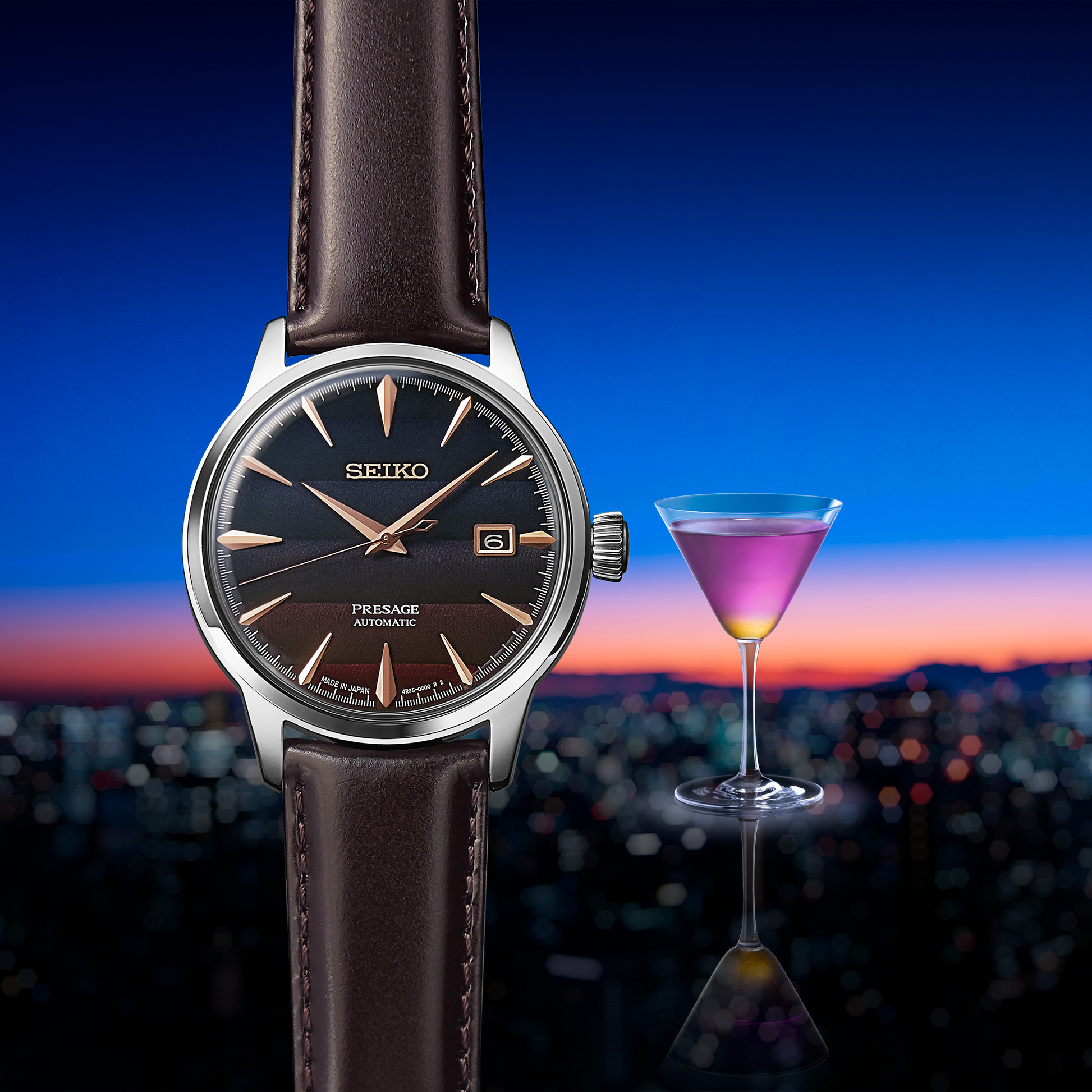 Seiko Presage Cocktail Time Limited Edition Watch SRPK75
