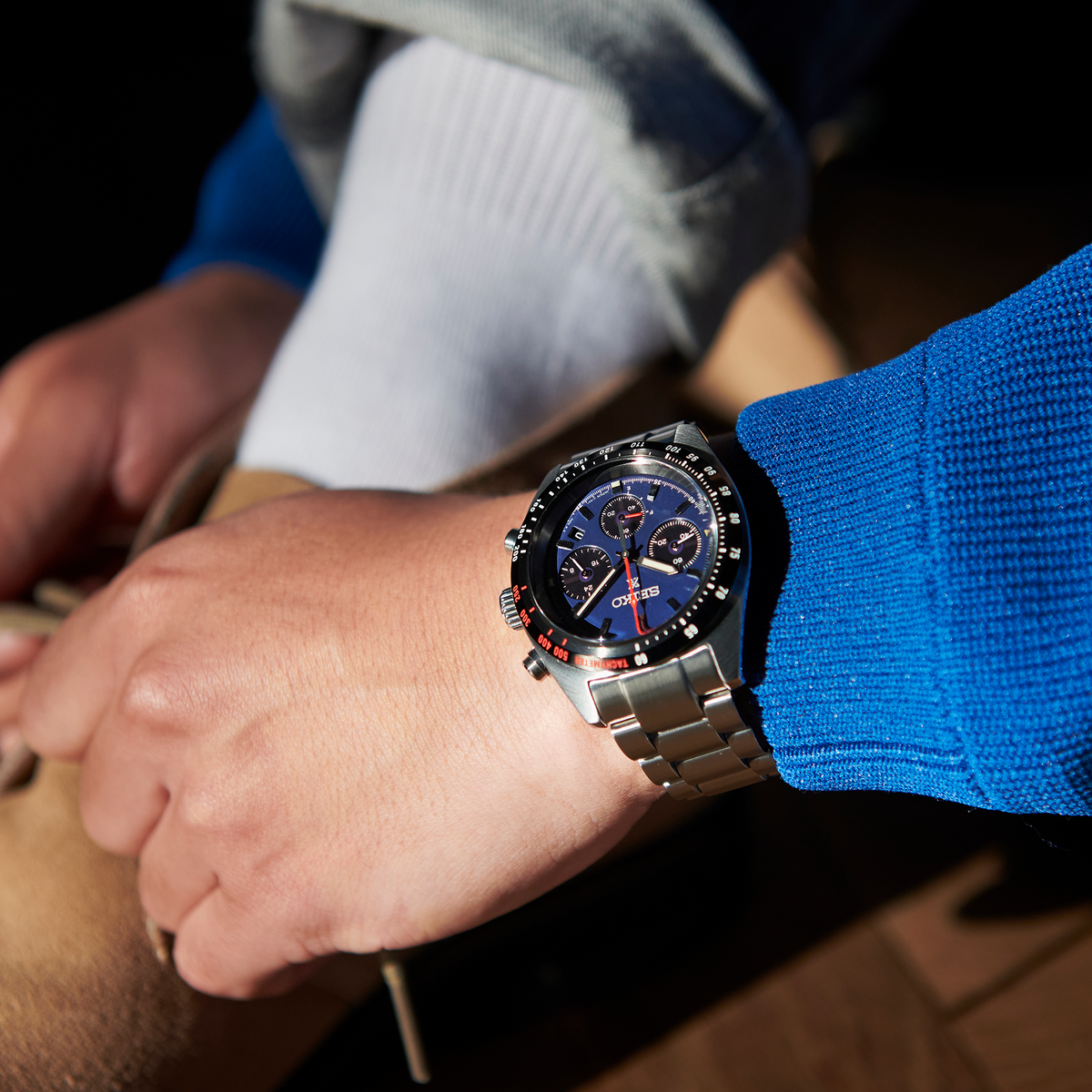 Seiko Speedtimer Solar Chronograph Watch SSC917