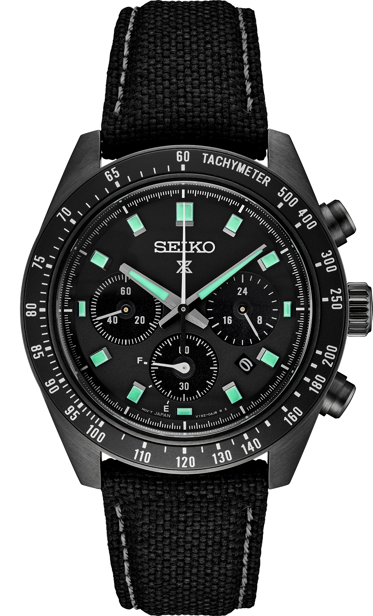 Seiko Black Series Speedtimer Solar Chronograph Watch SSC923