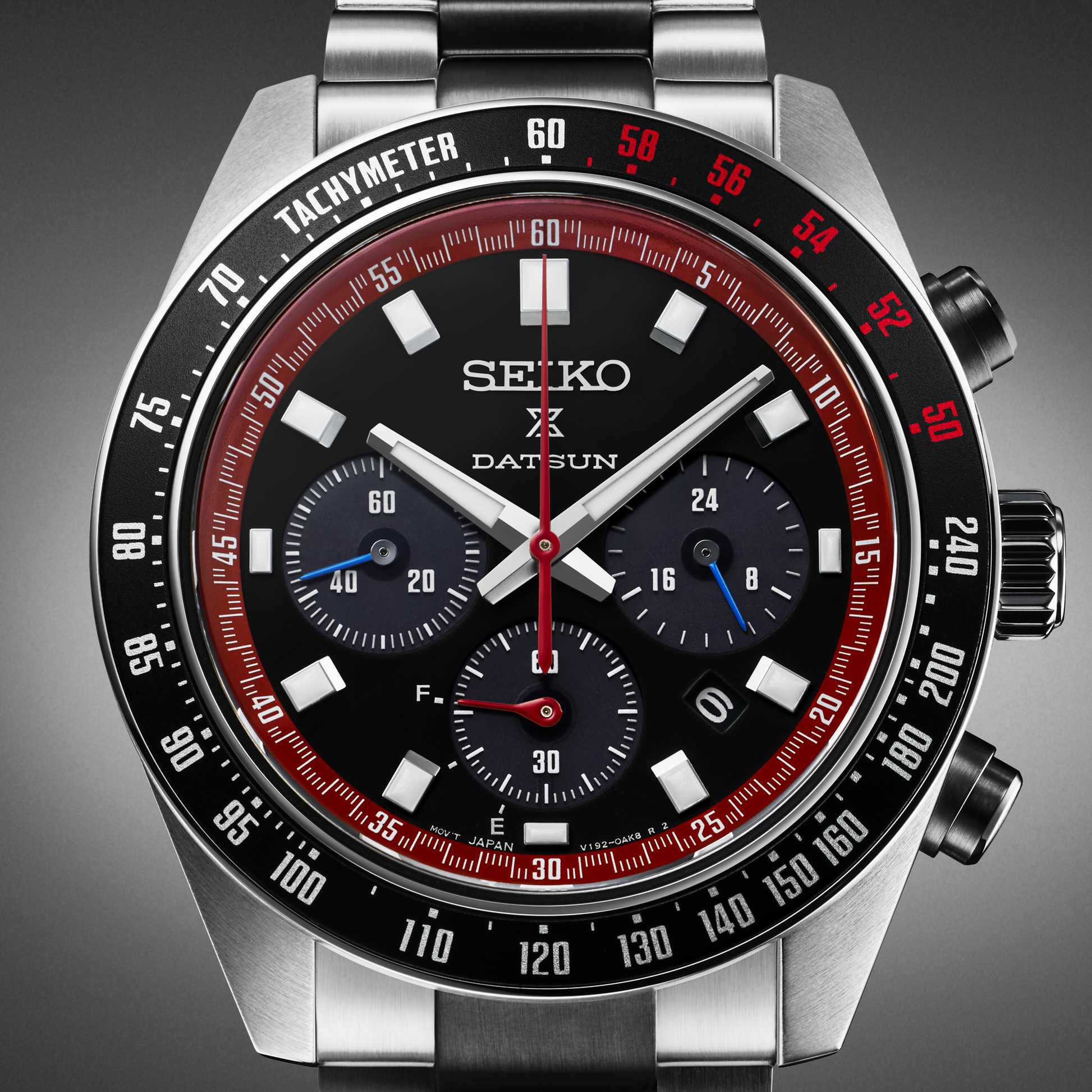Seiko Speedtimer Solar Chronograph Datsun 240Z Limited Edition Watch SSC957