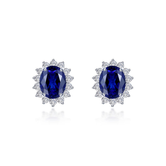 6.2 CTW Halo Stud Earrings