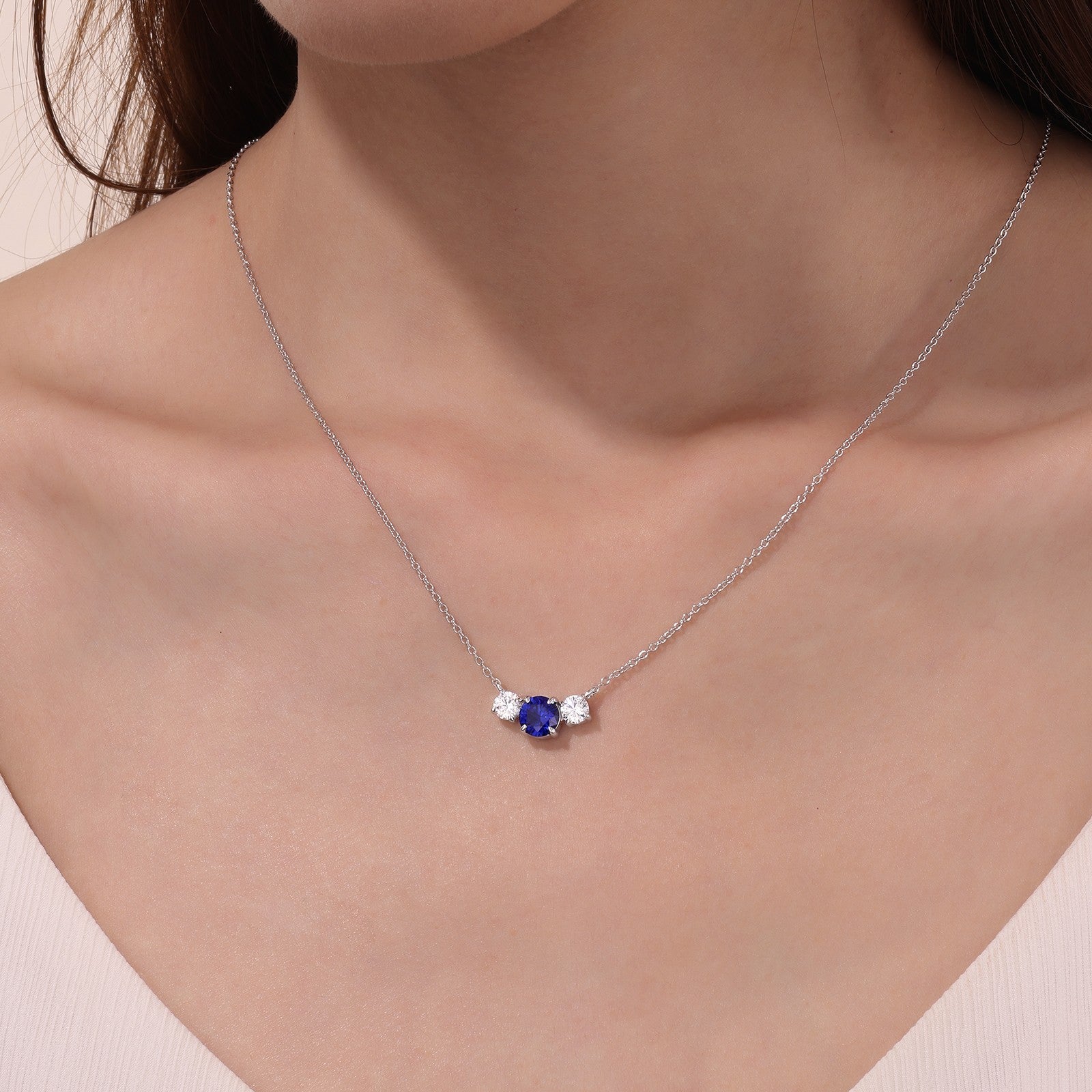 Three-Stone Necklace