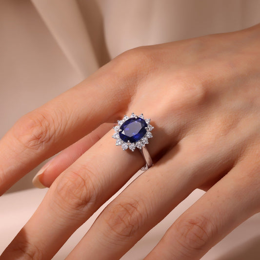 3.1 CTW Halo Engagement Ring