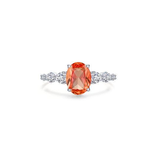 3.66 CTW Oval Solitaire Ring