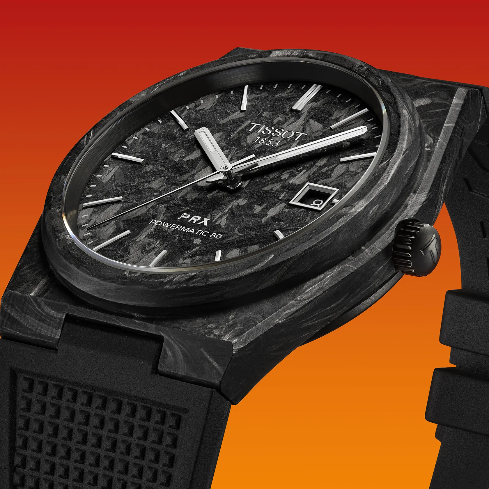 Tissot PRX Powermatic 80 40mm Carbon T137.907.97.201.00