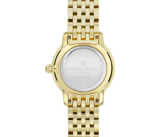 Frederique Constant Ladies Watch Classics slimline ladies mini gold 25mm 3ATM FC-200S5B
