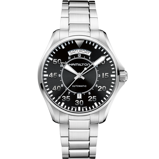 Hamilton Khaki Aviation Pilot Day Date Auto H64615135