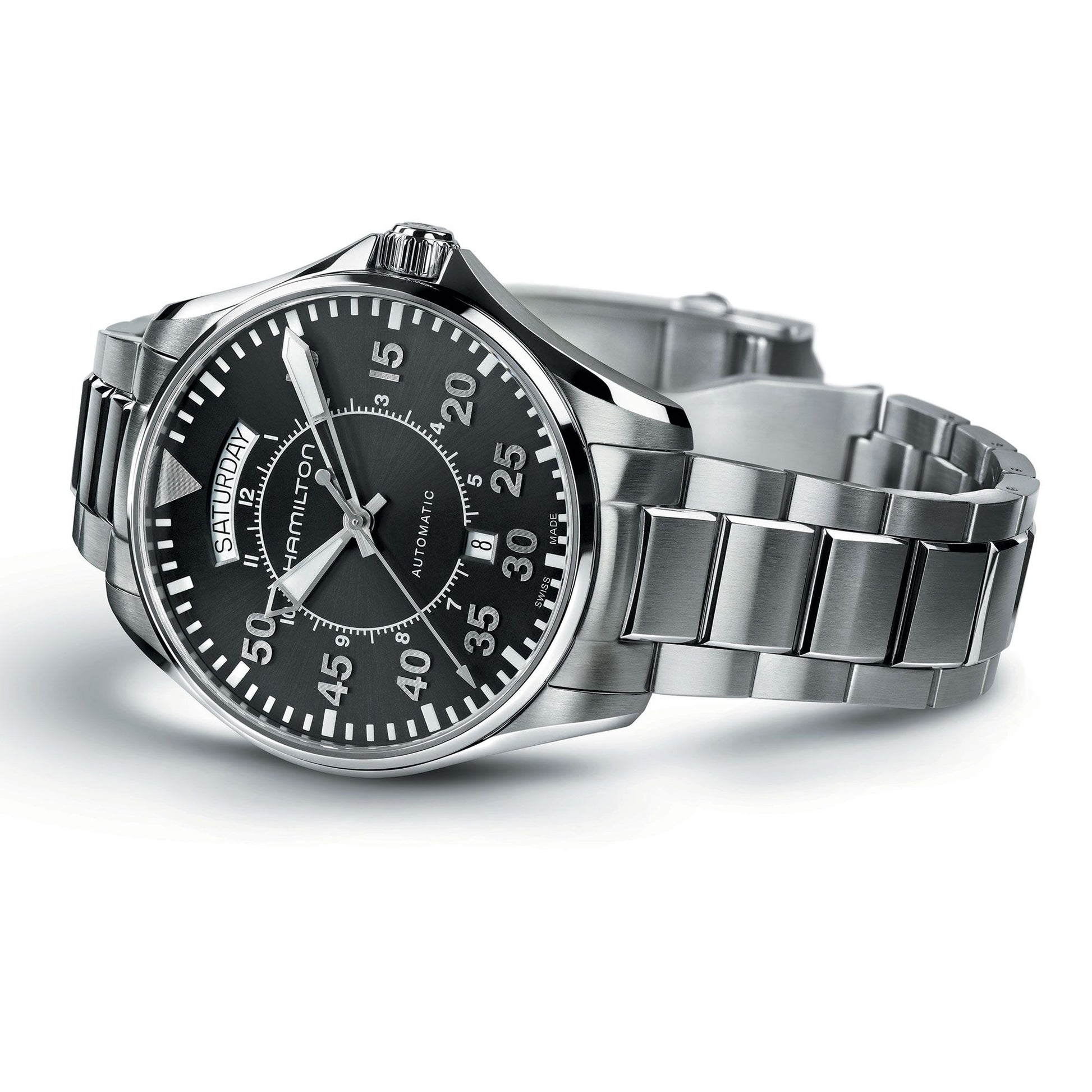 Hamilton Khaki Aviation Pilot Day Date Auto H64615135