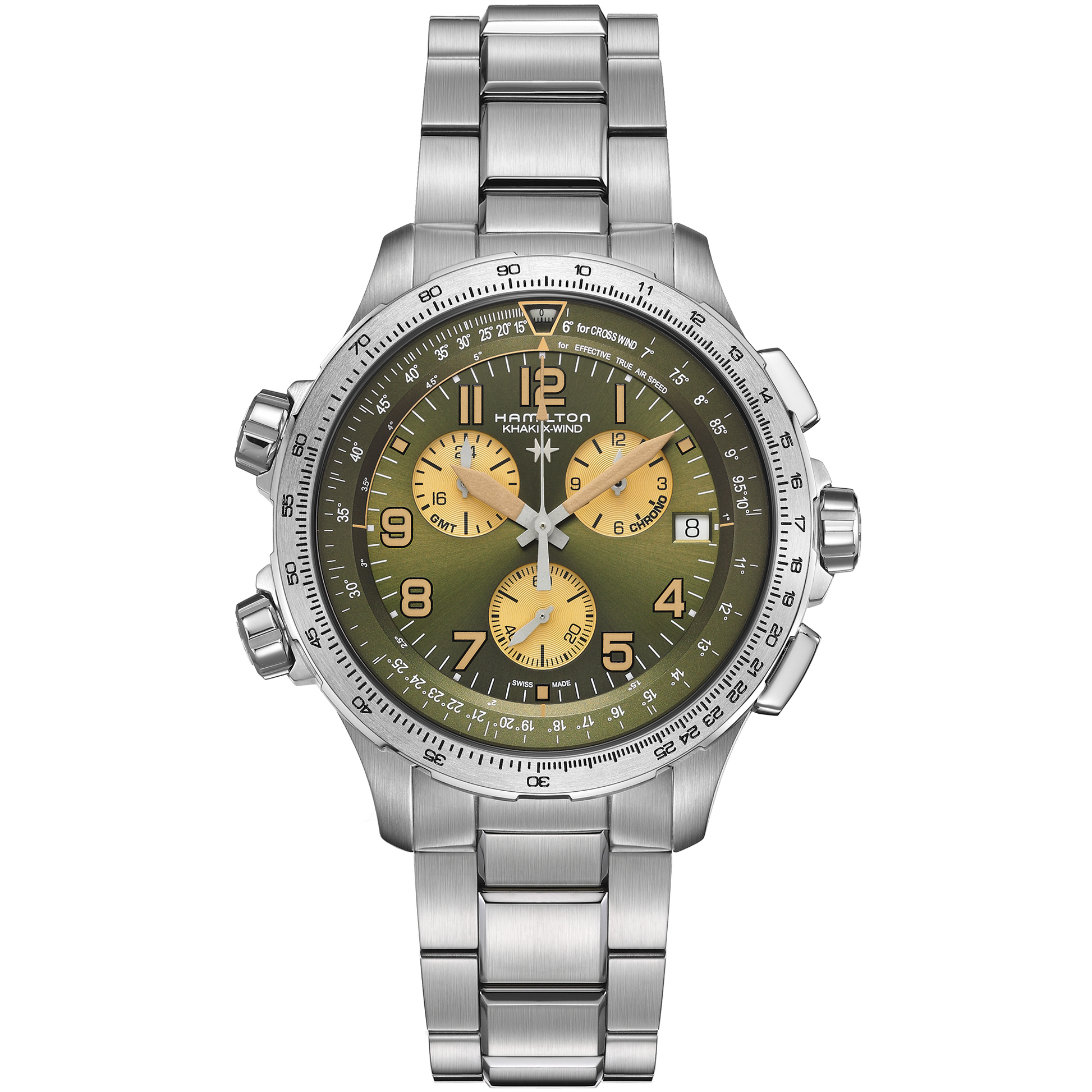 Hamilton Khaki Aviation X-Wind GMT Chrono Quartz H77932160