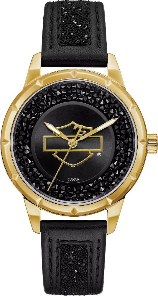 Bulova Harley Davidson Sparkles Watch 77L111