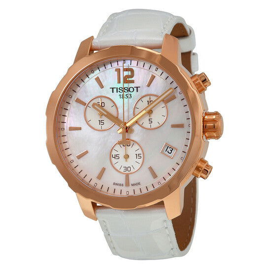 Tissot Quickster Chronograph Mother Of Pearl Dial T095.417.36.117.00
