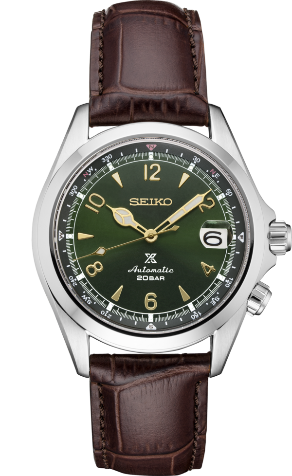 Seiko Prospex Alpinist Collection Automatic Green & Brown Edition Watch-SPB121
