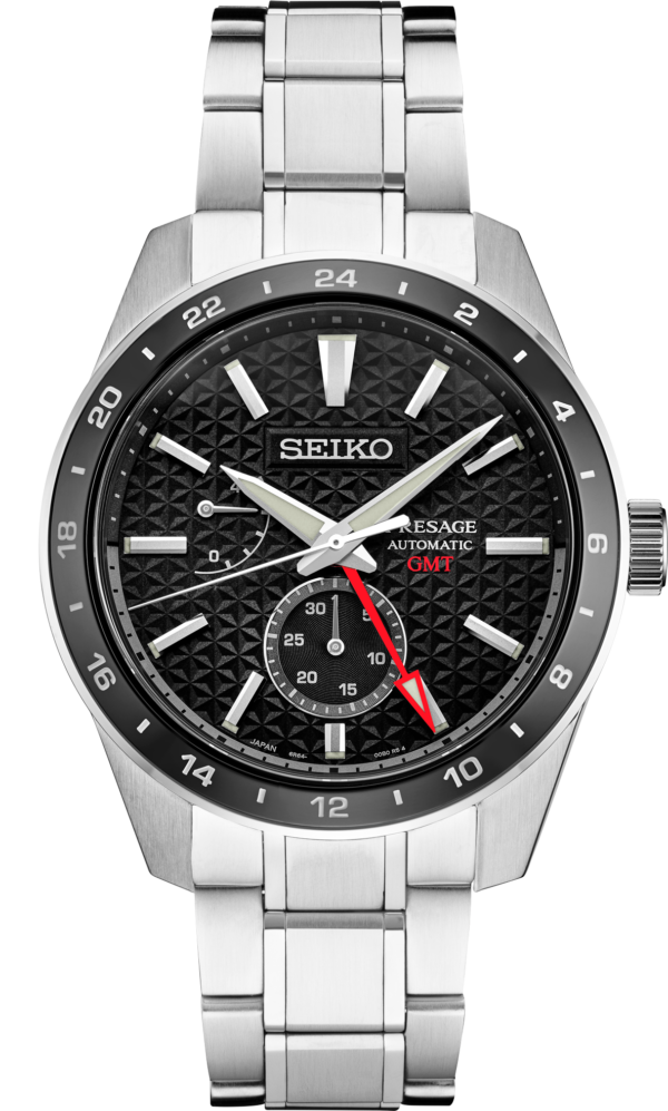 Seiko Presage Sharp-Edged Series GMT Men's Watch-SPB221
