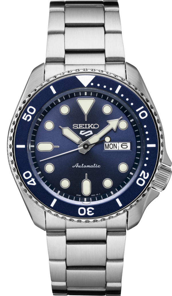 Seiko 5 Sports Automatic Blue Sunray Dial Watch-SRPD51