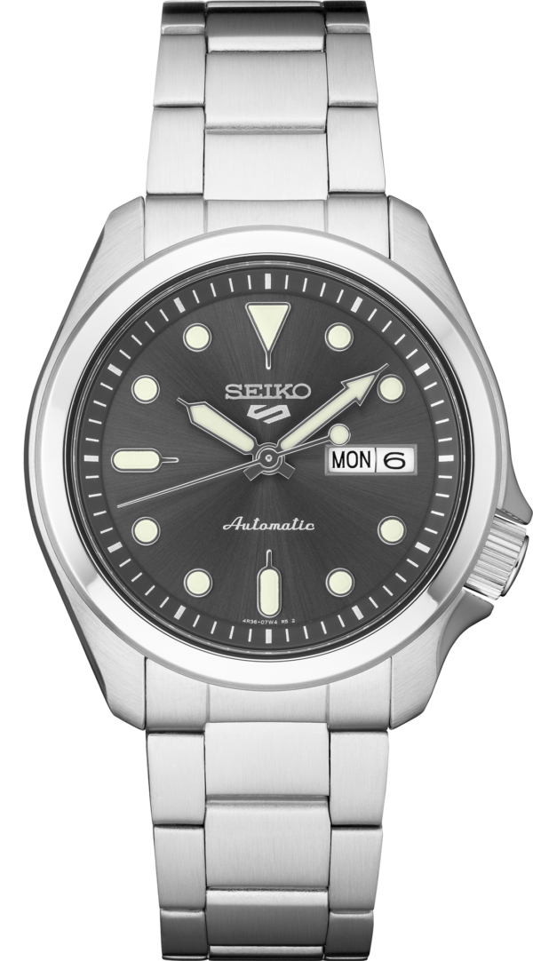 Seiko 5 Sports Automatic Gray Sunray Dial Men's Watch-SRPE51