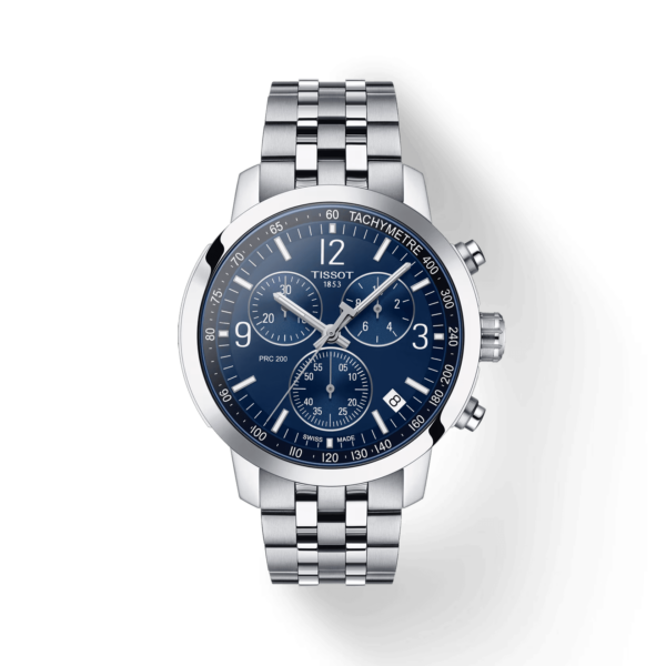 Visit Hislon Jewelers to experience the allure of the Tissot PRC 200 Chronograph.