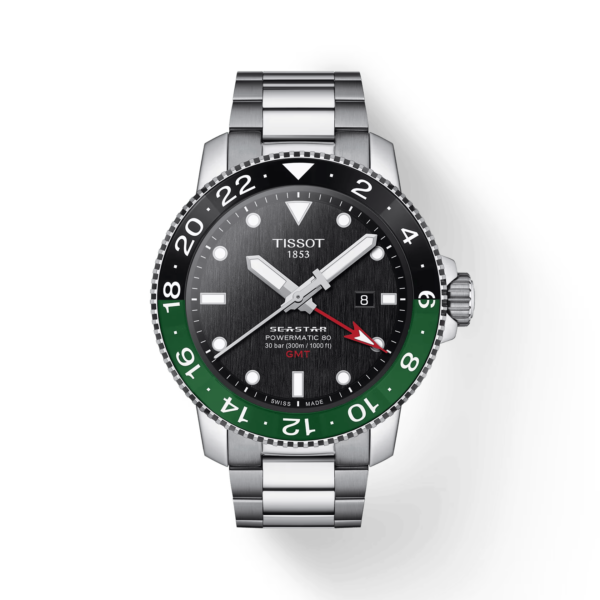 Tissot Seastar 1000 Powermatic 80 GMT Watch - T120.429.11.051.01
