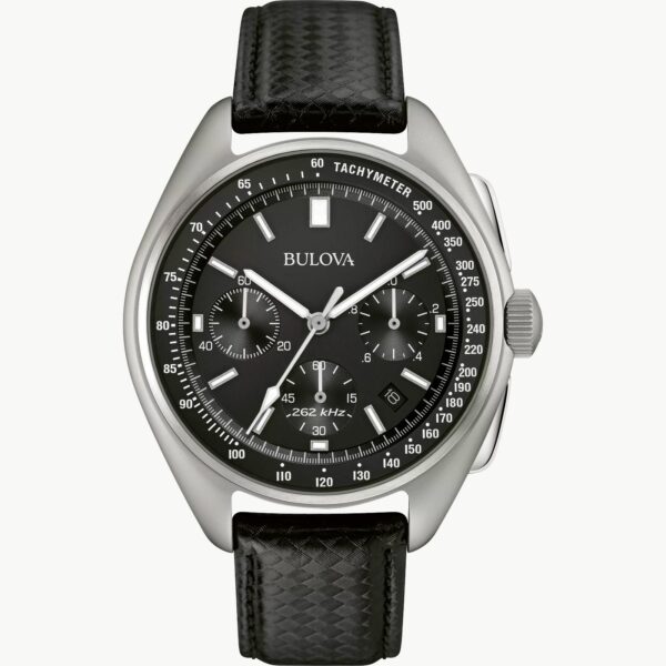 Bulova Lunar Pilot Men's Special Edition Watch In Black 96B251