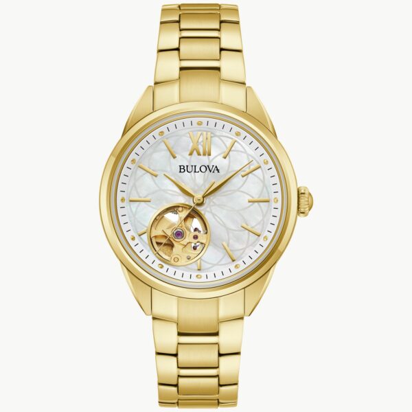 Bulova Sutton Automatic Gold-Tone Watch-97L172