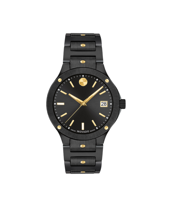 Movado SE Watch in Ultra-Contemporary Black Ceramic
