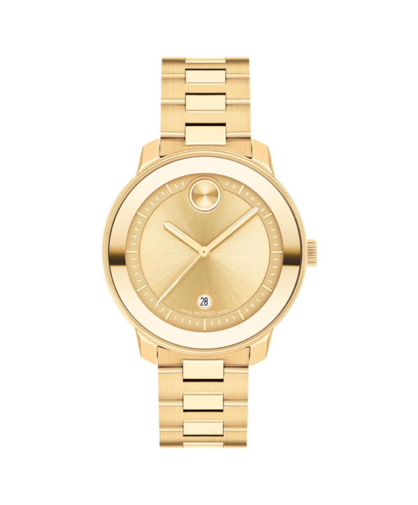Movado BOLD Verso 38mm pale yellow gold ion-plated