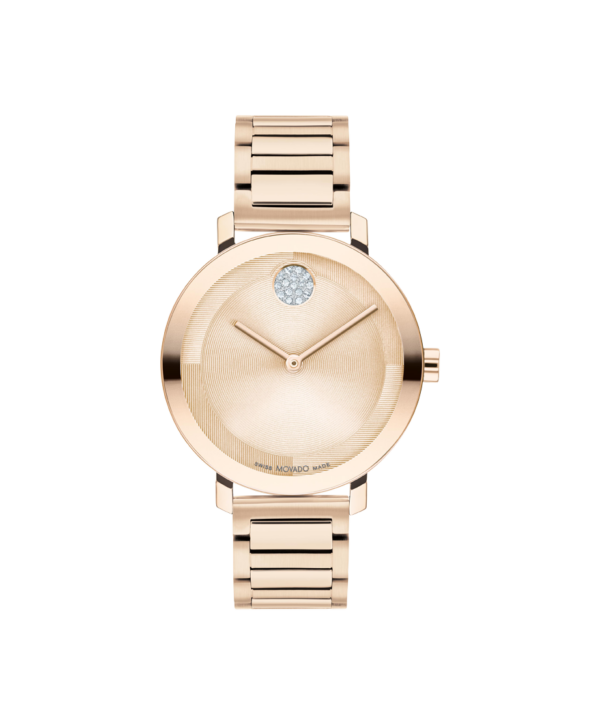 Movado BOLD Evolution 2.0 Pale Rose Goldtone Ion-Plated Stainless Steel
