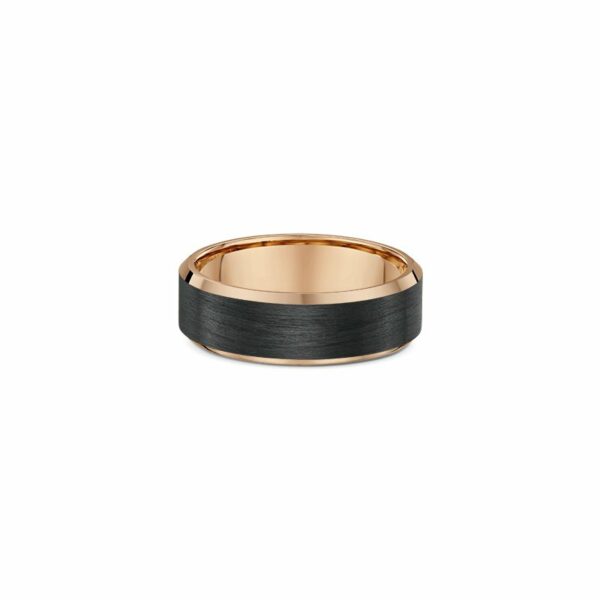 Dora Centre Carbon Fiber Wedding Ring 592B00