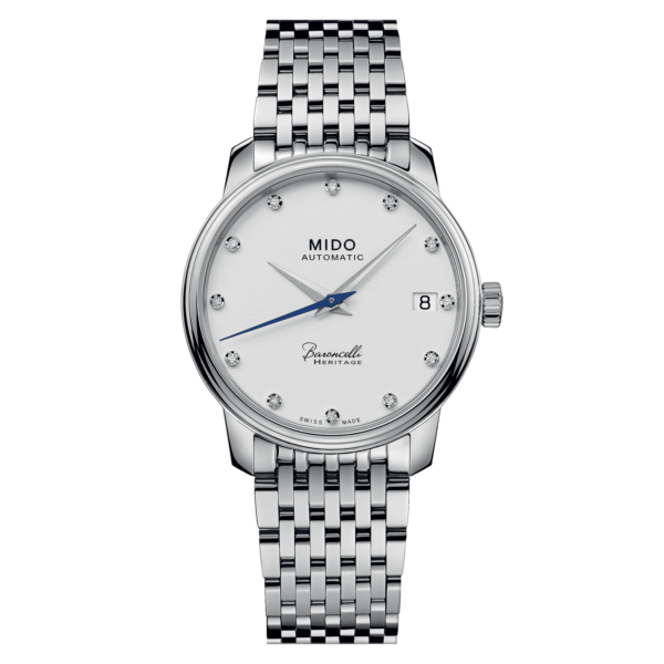 Mido Baroncelli Heritage Lady In Silver White Dial
