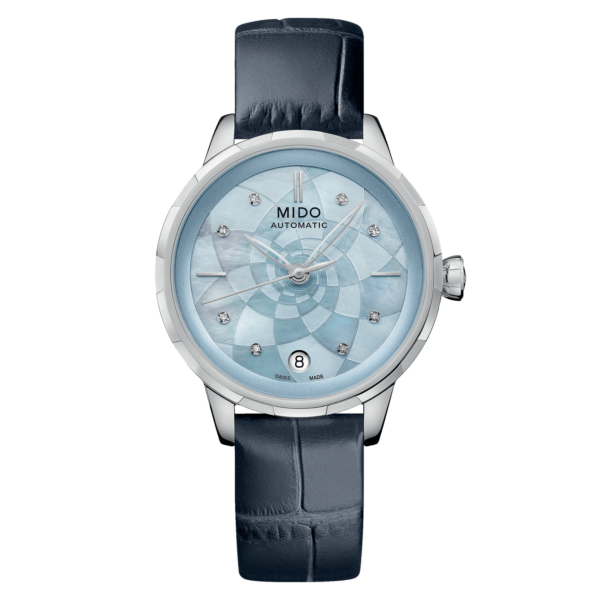 Mido Rainflower Blue Ladies Watch M043.207.16.131.00